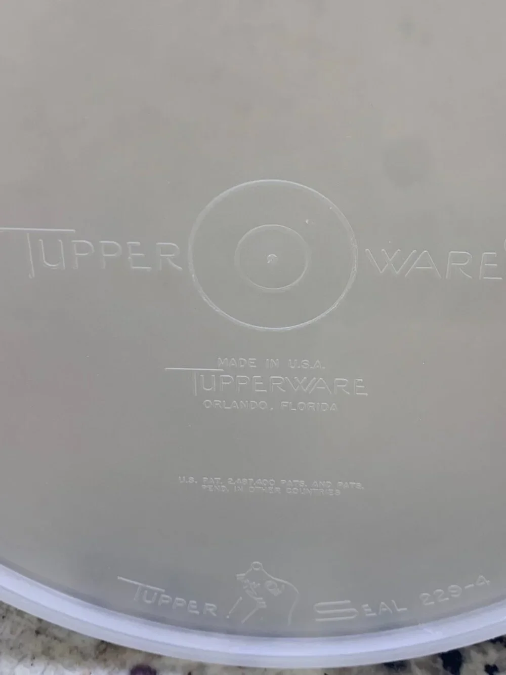 Vintage Tupperware Classic Jel-N-Serve Mold, #616 Flower, tree, heart, star